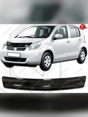 Дефлектор капота CA-Plastic (Classic черный) Daihatsu Boon M600 (2010-2014)