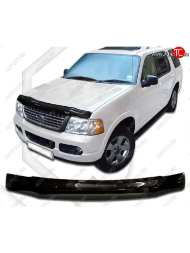 Дефлектор капота CA-Plastic (Classic черный) Ford Explorer UN152 5 дв. (2001-2005)