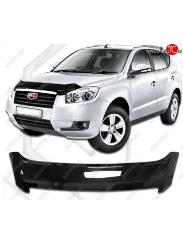 Дефлектор капота CA-Plastic (Classic черный) Geely Emgrand X7 дорестайлинг (2011-2015)