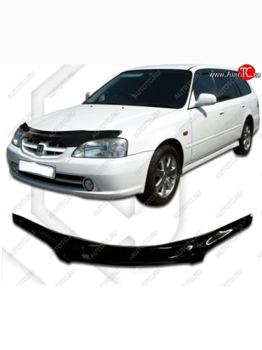 Дефлектор капота EL2 CA-Plastic (Classic черный) Honda Orthia (1999-2002)