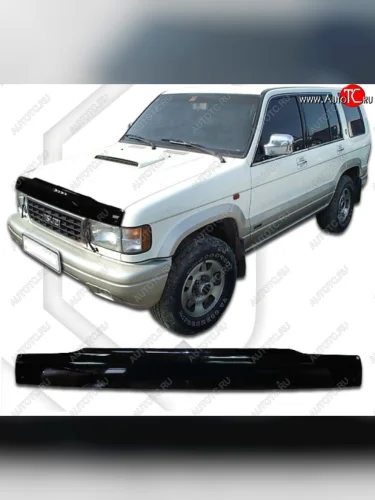 Дефлектор капота (S25,26,69DW) CA Plastic (Classic черный) Isuzu Bighorn UBS25GW,UBS69GW 5 дв. 2-ой рестайлинг (1995-1998)