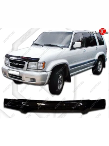 Дефлектор капота CA-Plastic (Classic черный) Isuzu Trooper (1991-2002)