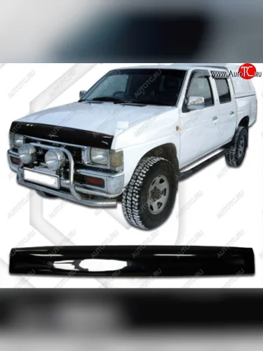 Дефлектор капота CA-Plastic (Classic черный) Nissan Datsun (1990-1995)
