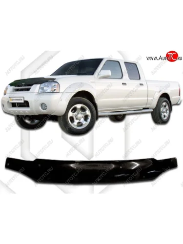 Дефлектор капота CA-Plastic (Classic черный) Nissan Datsun (2003-2025)