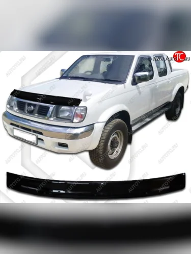 Дефлектор капота CA-Plastic (Classic черный) Nissan Datsun (1997-2002)