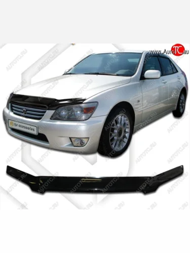 Дефлектор капота CA-Plastic (Classic черный) Toyota Altezza (1998-2005)