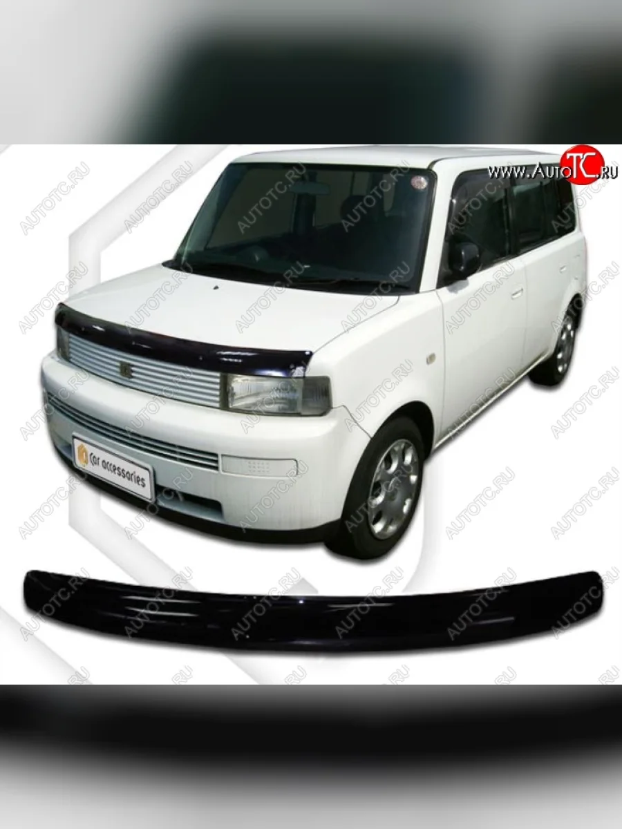 Дефлектор капота CA-Plastic Toyota bB 1 (2000-2005) (Classic черный, Без надписи)  в Керчи Республика Крым