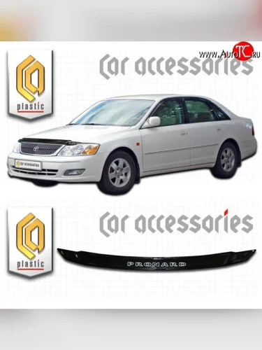 Дефлектор капота CA-Plastic (Classic черный) Toyota Pronard (1999-2004)