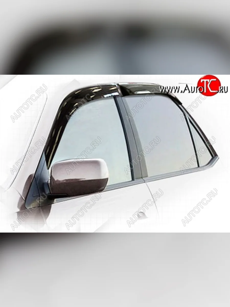 Дефлектора окон CA-Plastiс Acura MDX YD1 дорестайлинг (2000-2003) (Classic полупрозрачный, Без хром.молдинга)  в Самаре Самарской области