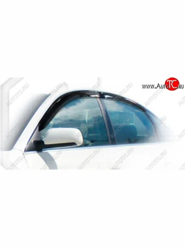 Дефлектора окон CA-Plastiс (Classic полупрозрачный) Audi A6 C5 дорестайлинг, седан (1997-2001)