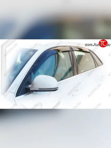 Дефлектора окон CA-Plastiс (Classic полупрозрачный) Audi Q3 F3 (2018-2022)