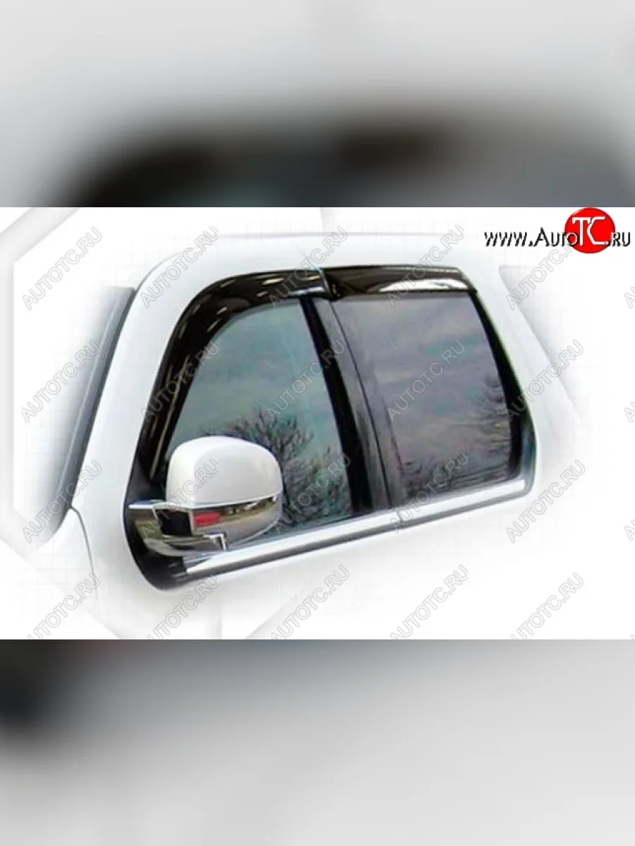 Дефлектора окон CA-Plastiс Cadillac Escalade GMT926 джип 5 дв. короткая база (2006-2014) (Classic полупрозрачный, Без хром.молдинга)  в Керчи Республика Крым