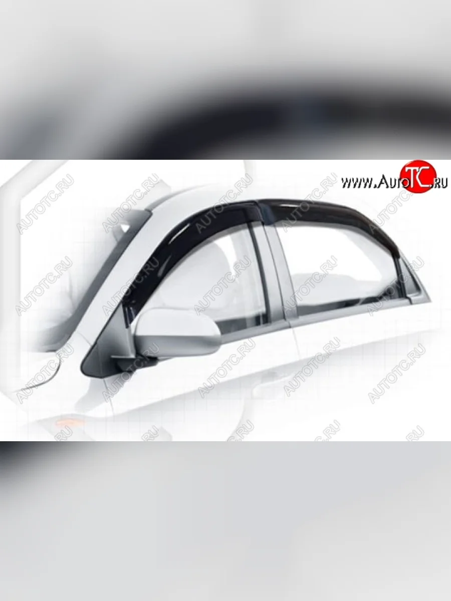 Дефлектора окон CA-Plastiс Chery Bonus (A13) лифтбэк (2011-2016) (Classic полупрозрачный)  в Самаре Самарской области