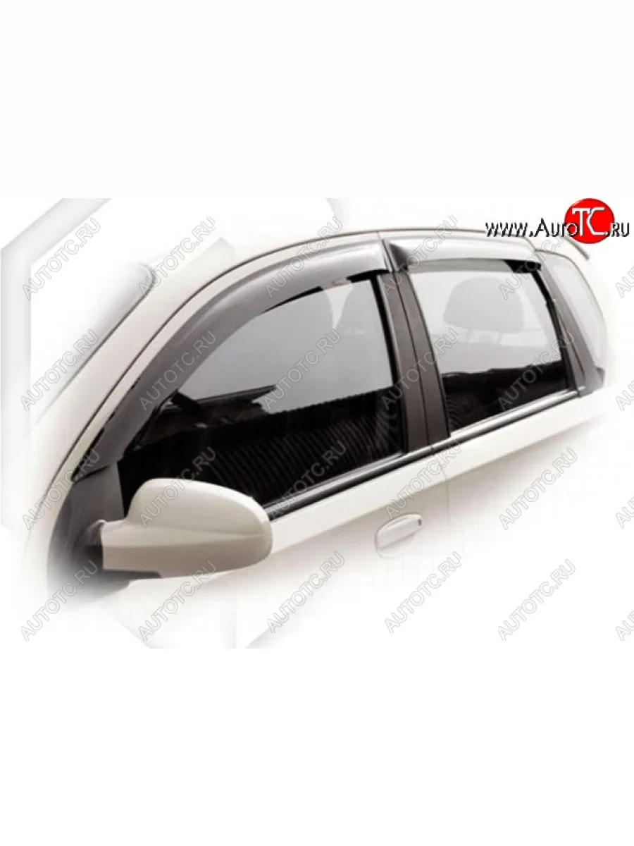 Дефлектора окон CA-Plastiс Chevrolet Aveo T200 хэтчбек 5 дв (2002-2008) (Classic полупрозрачный, Без хром.молдинга)  в Самаре Самарской области