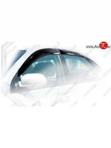 Дефлектора окон CA-Plastiс (Classic полупрозрачный) Chevrolet Lacetti седан (2002-2013)