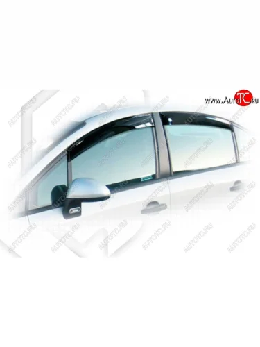 Дефлектора окон CA-Plastiс (Classic полупрозрачный) CITROEN C4 (2004-2008)  дорестайлинг, хэтчбэк 5 дв.