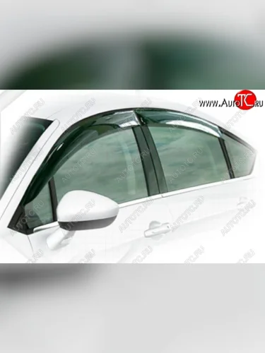 Дефлектора окон CA-Plastiс (Classic полупрозрачный) CITROEN C5  RD (2008-2021) дорестайлинг, седан, рестайлинг, седан