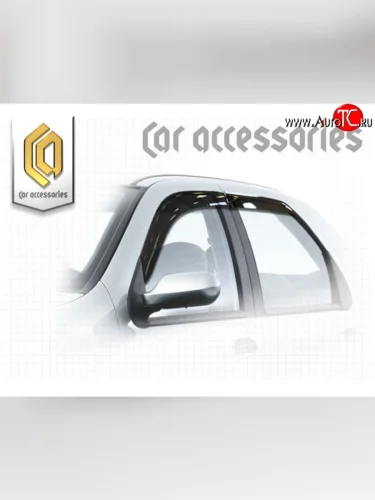 Дефлектора окон CA-Plastiс (Classic полупрозрачный) Fiat Albea  170 (2002-2012) седан