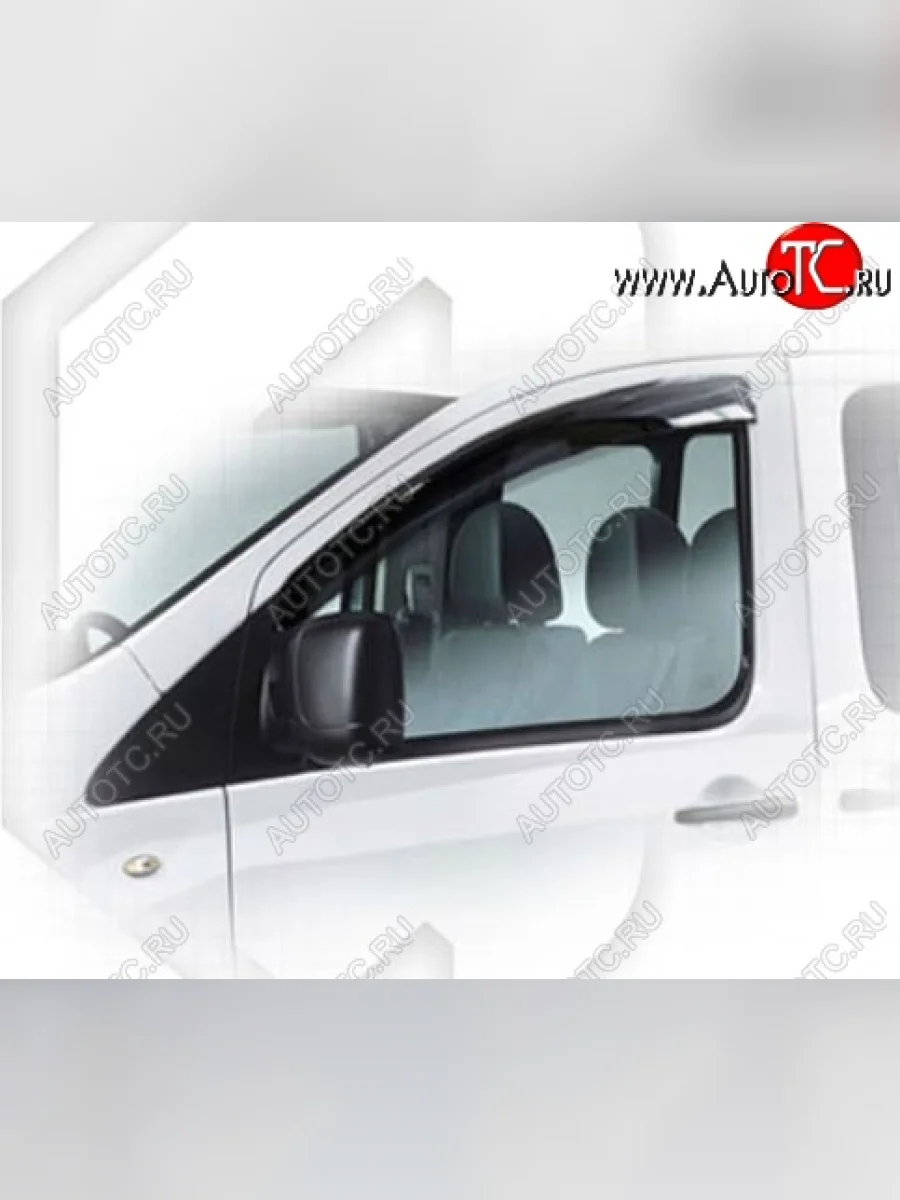 Дефлектора окон CA-Plastiс  Fiat Scudo (2007-2016) (Classic полупрозрачный, Без хром.молдинга)  в Керчи Республика Крым