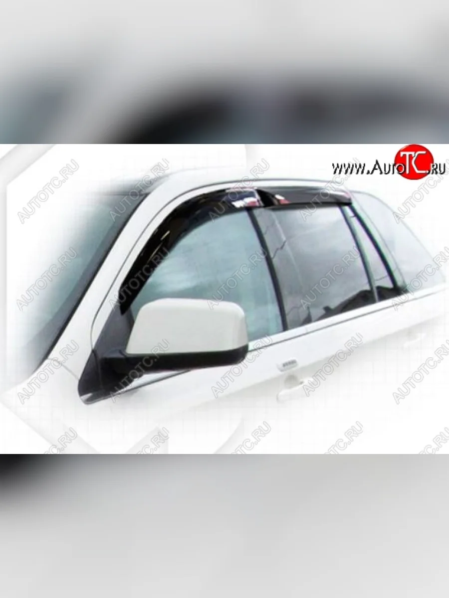 Дефлектора окон CA-Plastiс Ford Edge U387 дорестайлинг (2006-2010) (Classic полупрозрачный, Без хром.молдинга)  в Керчи Республика Крым