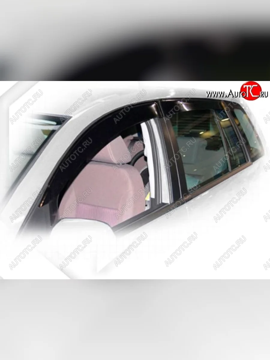 Дефлектора окон CA-Plastiс Ford Fusion 1 хэтчбэк дорестайлинг (2002-2005) (Classic полупрозрачный, Без хром.молдинга)  в Керчи Республика Крым