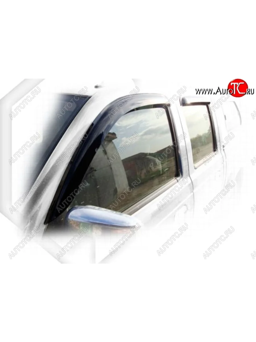Дефлектора окон CA-Plastiс Ford Ranger рестайлинг (2003-2007) (Classic полупрозрачный, Без хром.молдинга)  в Самаре Самарской области