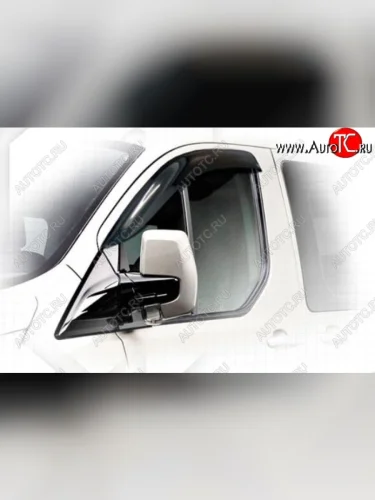 Дефлектора окон CA-Plastiс (Classic полупрозрачный) Ford Tourneo Custom дорестайлинг (2012-2018)