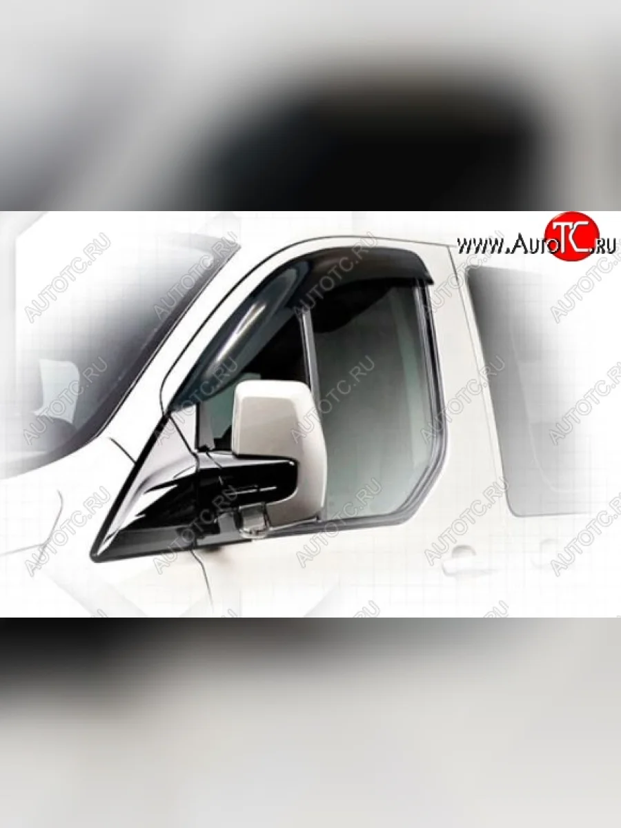 Дефлектора окон CA-Plastiс Ford Tourneo Custom дорестайлинг (2012-2018) (Classic полупрозрачный)  в Керчи Республика Крым