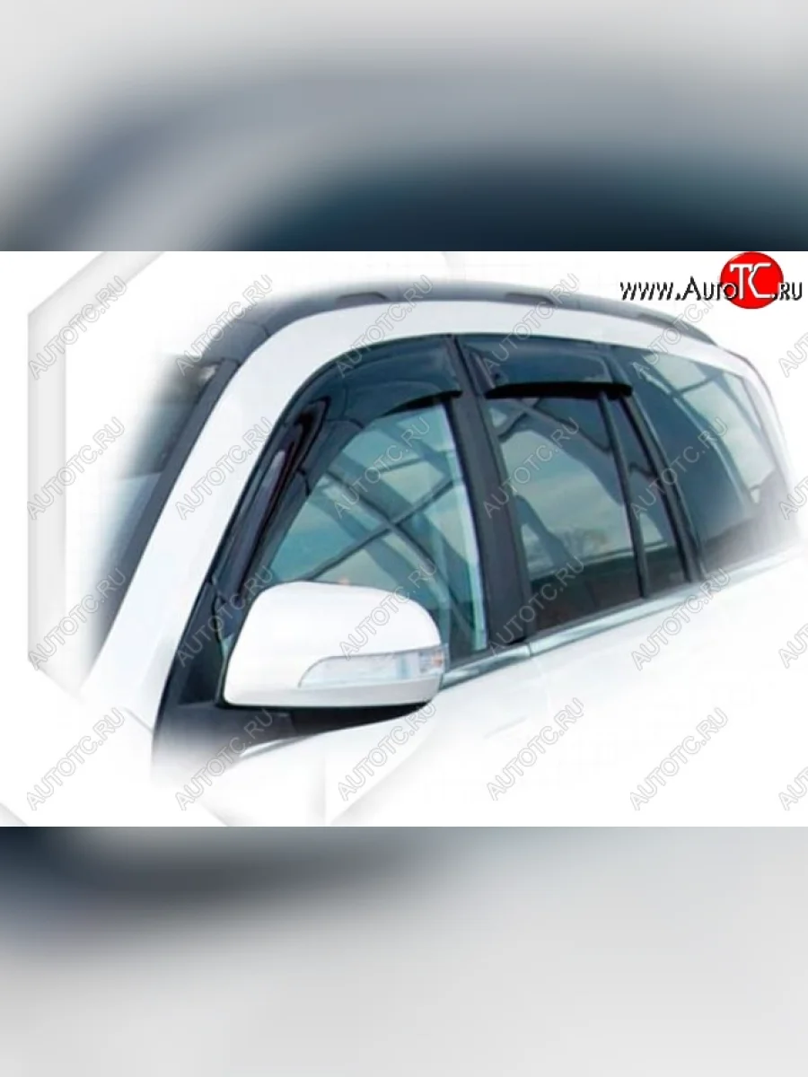 Дефлектора окон CA-Plastiс Great Wall Hover  1-ый рестайлинг (2010-2014) (Classic полупрозрачный, Без хром.молдинга)  в Керчи Республика Крым