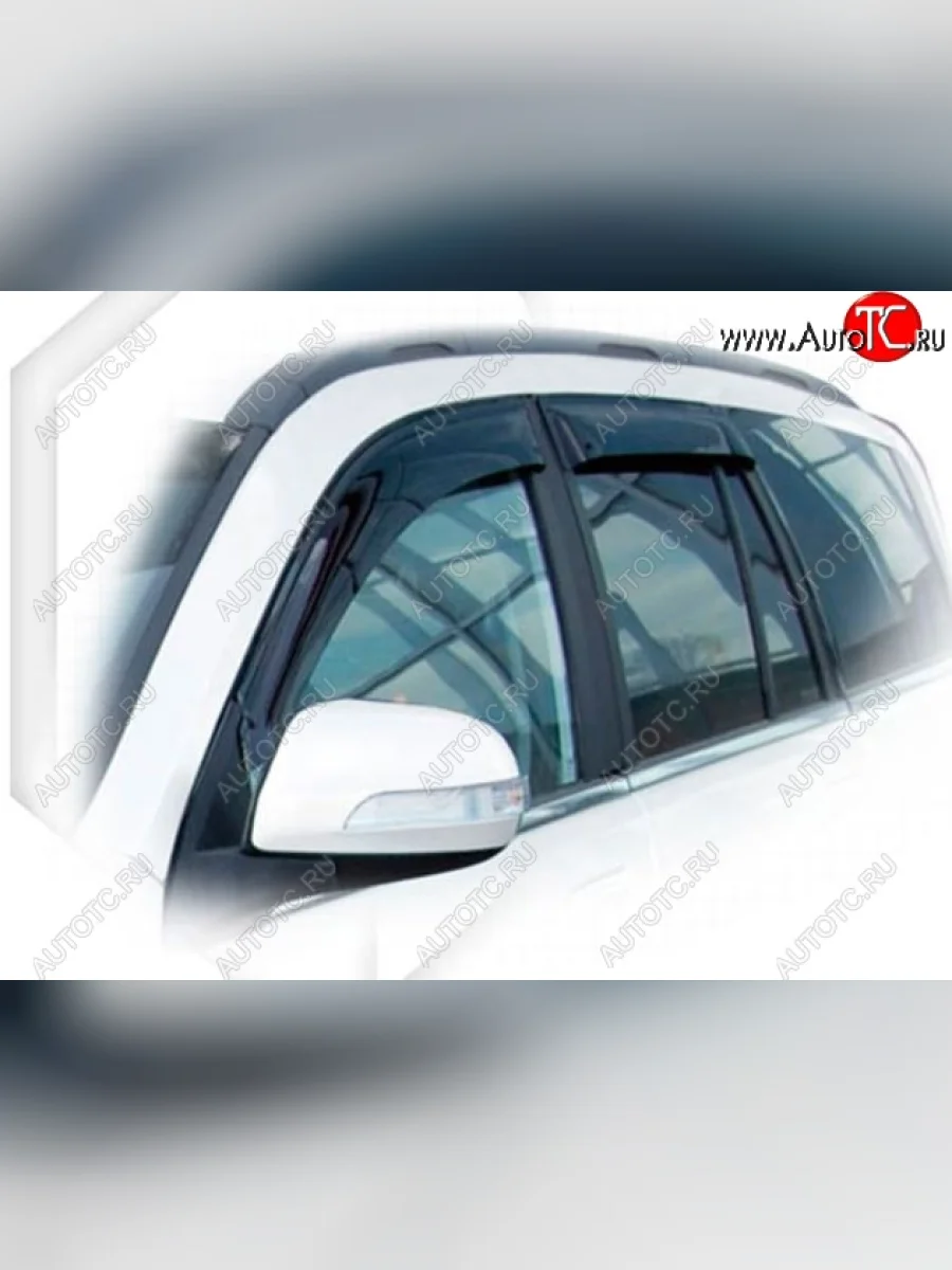 Дефлектора окон CA-Plastiс Great Wall Hover H5 (2010-2017) (Classic полупрозрачный, Без хром.молдинга, Крепление только на скотч)  в Керчи Республика Крым
