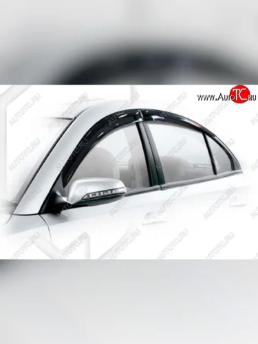 Дефлектора окон CA-Plastiс (Classic полупрозрачный) Haima 3  HMC7185A (2010-2013) седан