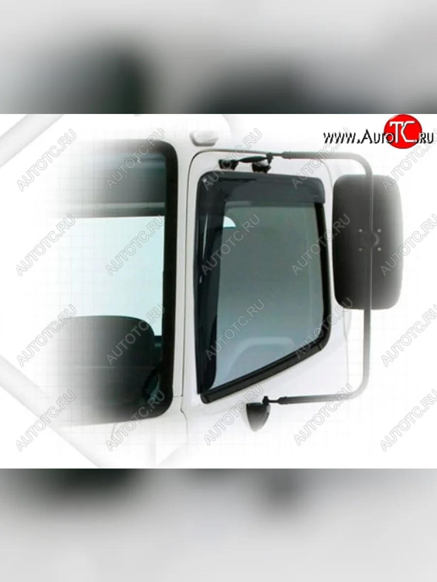 Дефлектора окон CA-Plastiс  Hino 500 (2007-2015) (Classic полупрозрачный)  в Керчи Республика Крым