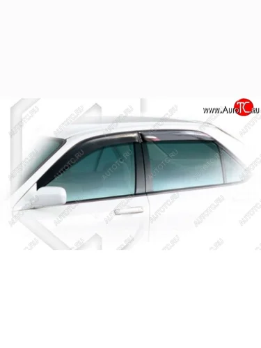 Дефлектора окон (CL1,CL3, CF3-CF5) CA-Plastiс (Classic полупрозрачный) Honda Accord  6 CF (1997-2002) седан дорестайлинг, седан рестайлинг