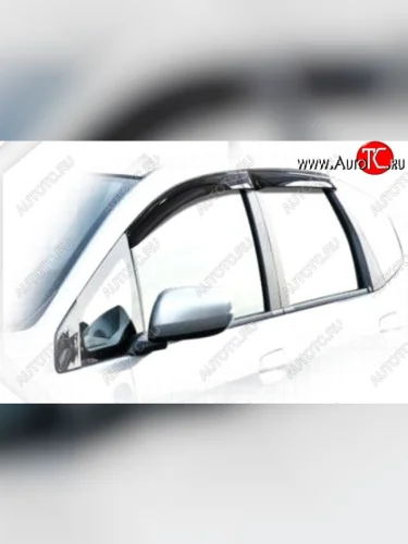 Дефлектора окон (GE6, GE7, GE8, GE9) CA-Plastiс (Classic полупрозрачный) Honda Fit GE дорестайлинг (2007-2010)