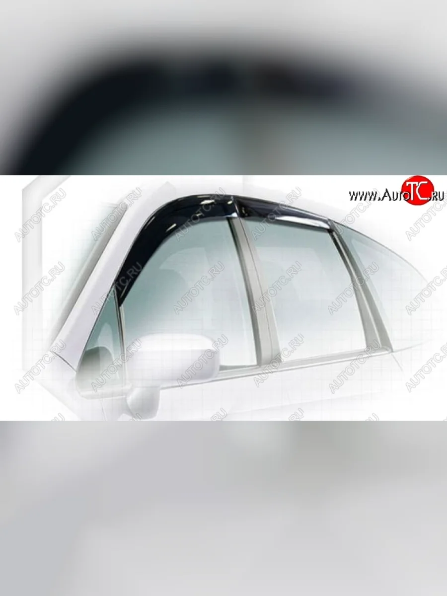 Дефлектора окон CA-Plastiс  Honda Stream (2000-2004) 1 RN1,RN3 (Classic полупрозрачный, Без хром.молдинга)  в Керчи Республика Крым
