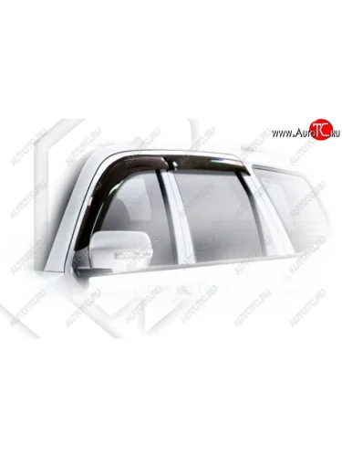 Дефлектора окон CA-Plastiс (Classic полупрозрачный) KIA Mohave  HM (2008-2020) дорестайлинг, рестайлинг