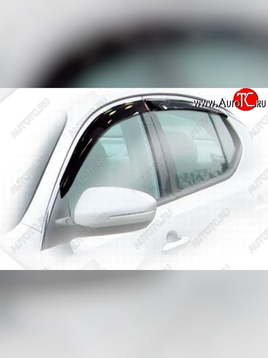 Дефлектора окон CA-Plastiс KIA Optima 3 TF дорестайлинг седан (2010-2013) (Classic полупрозрачный, Без хром.молдинга)  в Самаре Самарской области