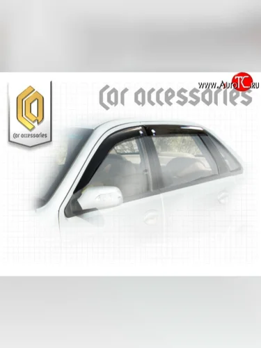 Дефлектора окон CA-Plastiс) (Classic полупрозрачный) Lifan Breez (2006-2012)