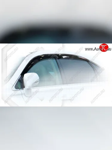 Дефлектора окон CA-Plastiс (Classic полупрозрачный) Lexus RX350 AL10 рестайлинг (2012-2015)