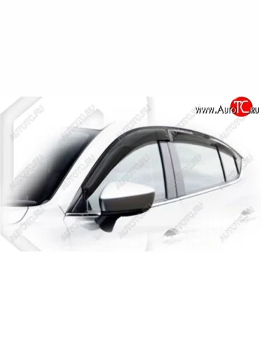 Дефлектора окон CA-Plastiс (Classic полупрозрачный) Mazda 3/Axela  BM (2013-2016) дорестайлинг, хэтчбэк