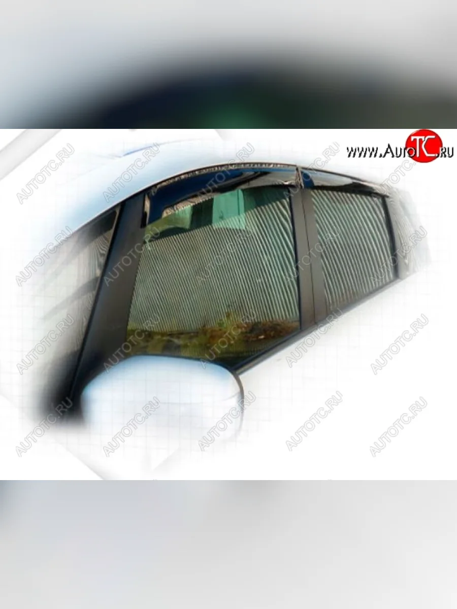 Дефлектора окон CA-Plastiс  Mazda Biante (2008-2018) (Classic полупрозрачный, Без хром.молдинга)  в Керчи Республика Крым