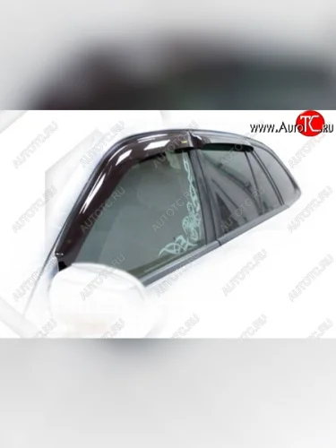 Дефлектора окон CA-Plastiс (Classic полупрозрачный) Mazda 323/Familia седан BJ дорестайлинг (1998-2000)