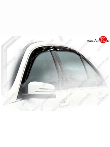 Дефлектора окон CA-Plastiс (Classic полупрозрачный) Mercedes-Benz C-Class  W204 (2011-2015) рестайлинг седан