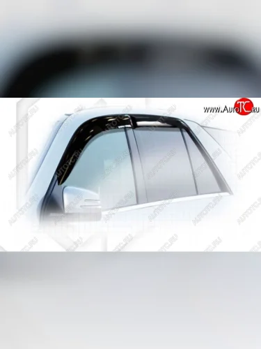 Дефлектора окон CA-Plastiс (Classic полупрозрачный) Mercedes-Benz ML class W166 (2011-2015)