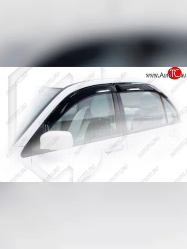 Дефлектора окон CA-Plastiс (Classic полупрозрачный) Mitsubishi Lancer 9 CS седан 2-ой рестайлинг (2005-2009)