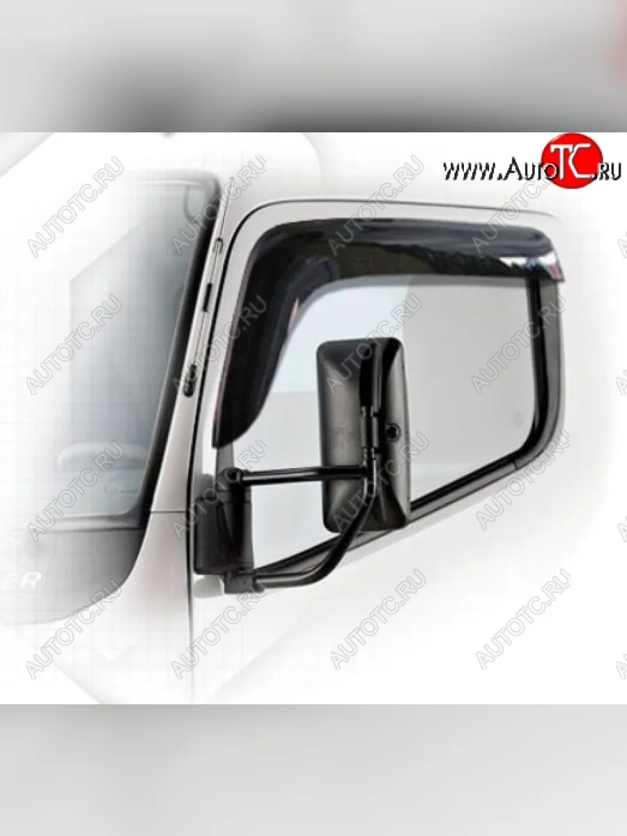 Дефлектора окон CA-Plastiс Mitsubishi Fuso Canter (2002-2025) (Classic полупрозрачный)  в Керчи Республика Крым