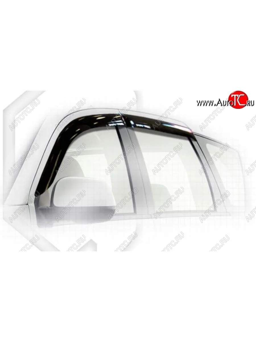 Дефлектора окон CA-Plastiс Mitsubishi Outlander XL (CW)  рестайлинг (2010-2013) (Classic полупрозрачный, Без хром.молдинга)  в Самаре Самарской области