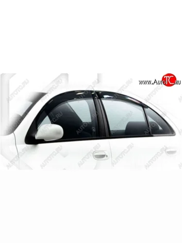 Дефлектора окон CA-Plastiс (Classic полупрозрачный) Nissan Almera Classic  B10 (2006-2013) седан