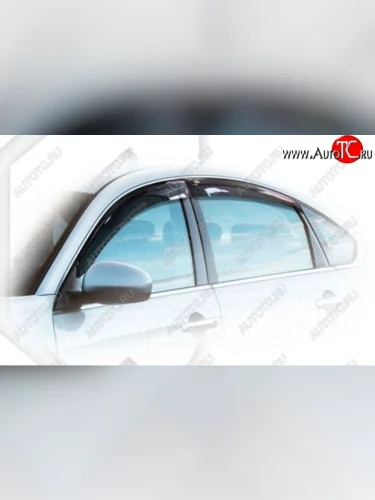 Дефлектора окон CA-Plastiс (Classic полупрозрачный) Nissan Bluebird Sylphy  G11 (2005-2012) седан