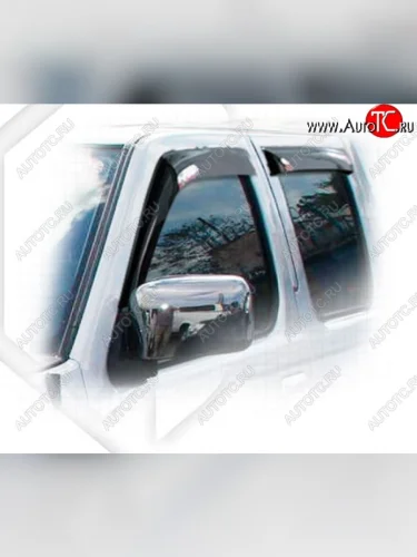 Дефлектора окон CA-Plastiс (Classic полупрозрачный) Nissan Frontier  1 (2001-2005) рестайлинг